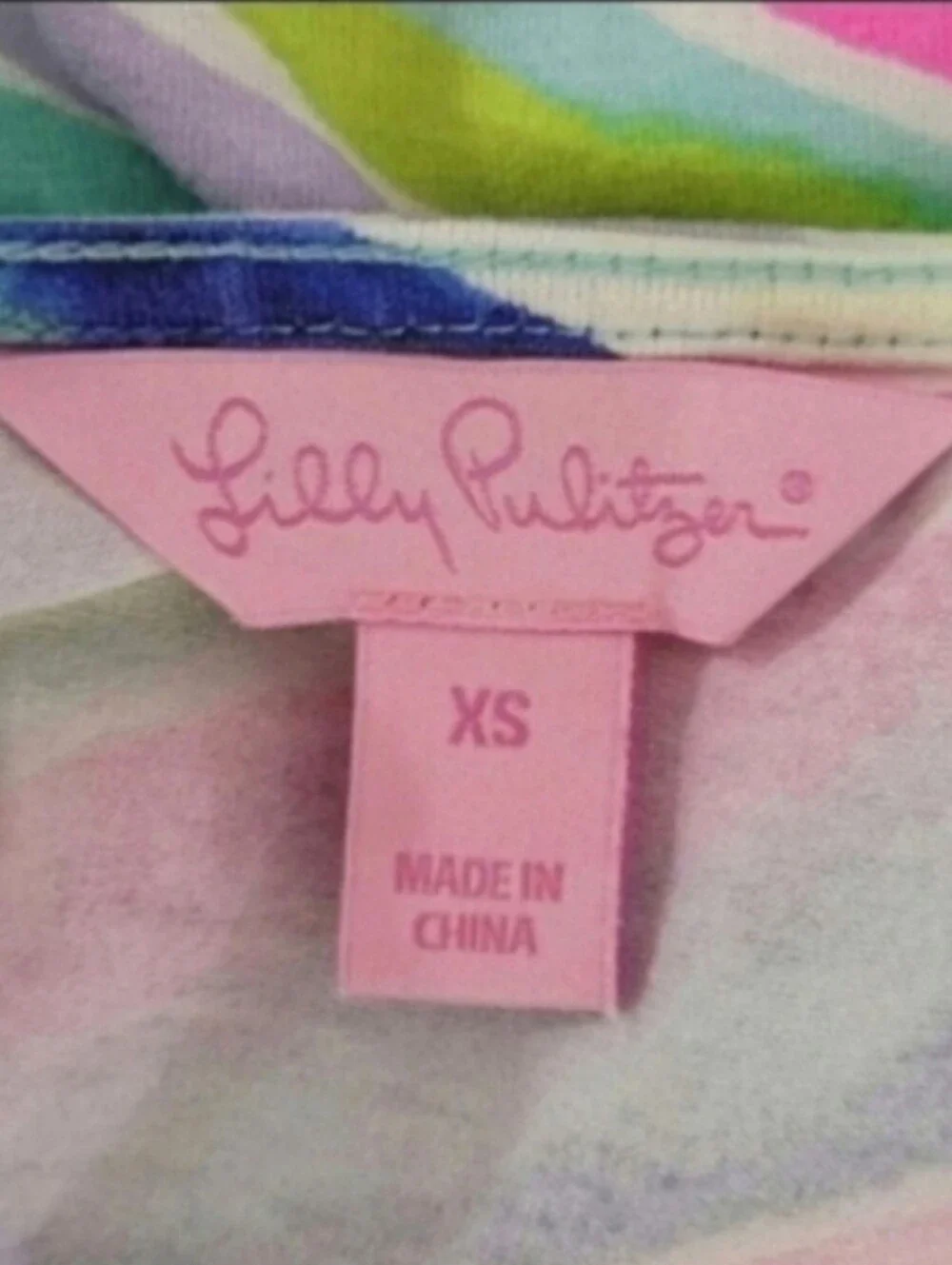 Lilly Pulitzer Magnolia Asymmetrical Dress Ceviche Stripe Size XS